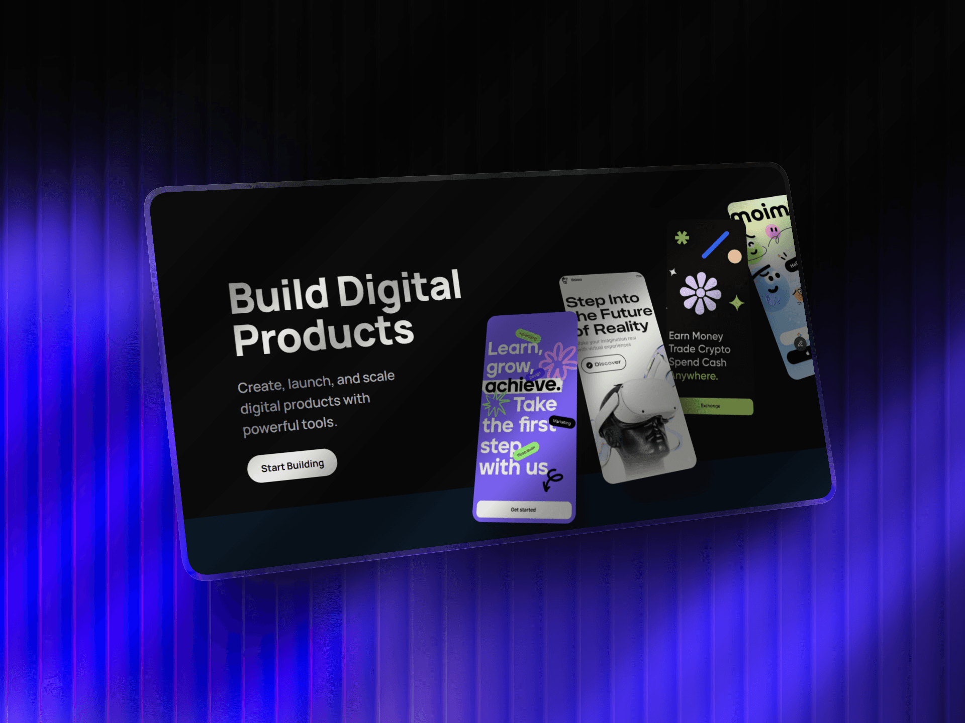 ProVision — Landing Page UI — Featured project